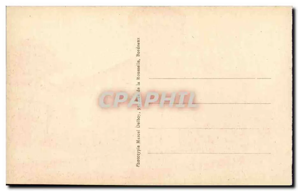 Bayonne (B.P.) - A Cidadela - M. D. - Verso