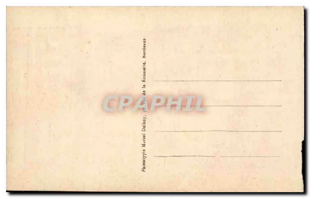 Bayonne (B.P.) - O Castelo Velho — M. D. - Verso