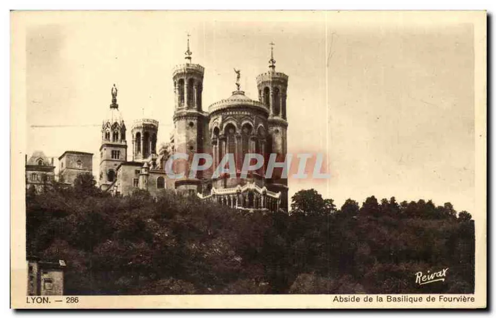 LYON — Abside da Basílica de Fourvière — Reirax, n° 286 - Frente