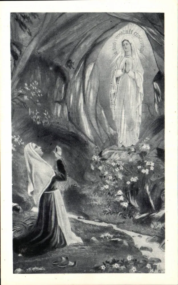 Lourdes — A Aparição da Nossa Senhora — P.D. Lourdes - Frente