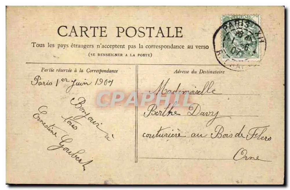 Parijs — Place de la Nation — Collectie Petit Journal - Achterkant