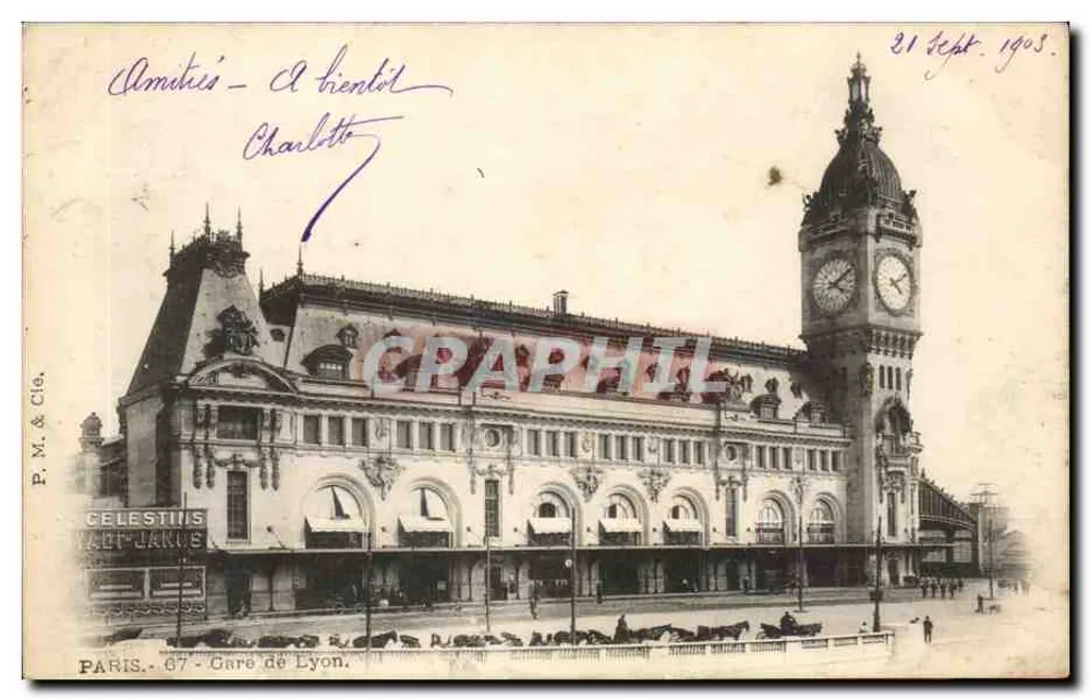 Estação de Lyon — Paris — P. M. & Cie, n° 67 - Frente