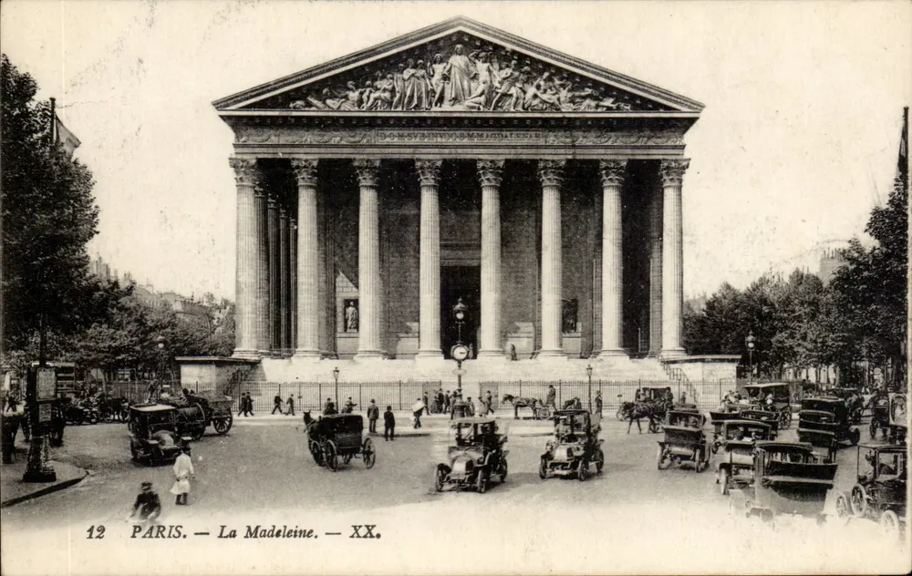 Paris — A Madeleine — editor desconhecido, n° 12 - Frente