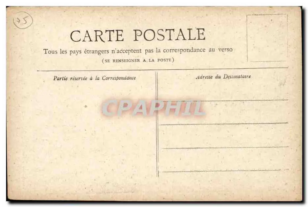 Place de la Bastille — Coluna da Bastilha — Coleção Petit Journal - Verso