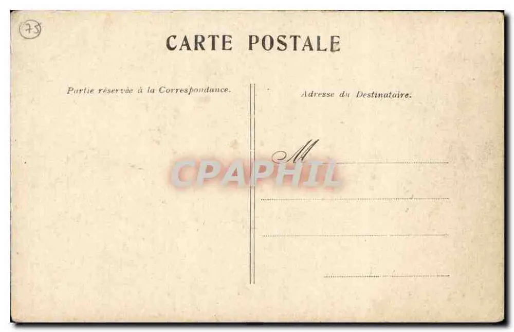 Paris — Porta Saint-Denis — A La Ménagère - Verso