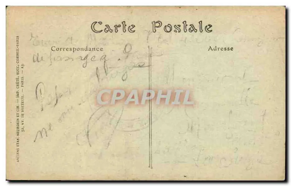 Paris — A Porta Saint-Martin — Lindhol - Verso