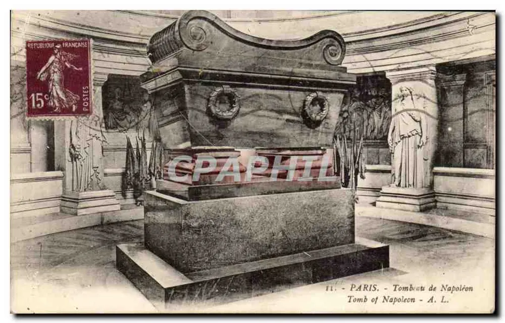 Paris - Túmulo de Napoleão - A. L. - Frente