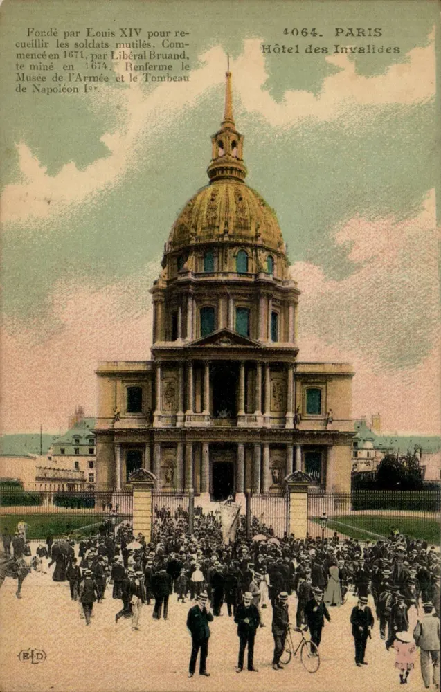 Hôtel des Invalides — Paris — Editora E.D. n°4064 - Frente