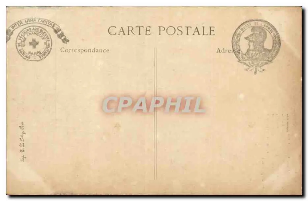 Hôtel des Invalides — Paris — Editora E.D. n°4064 - Verso
