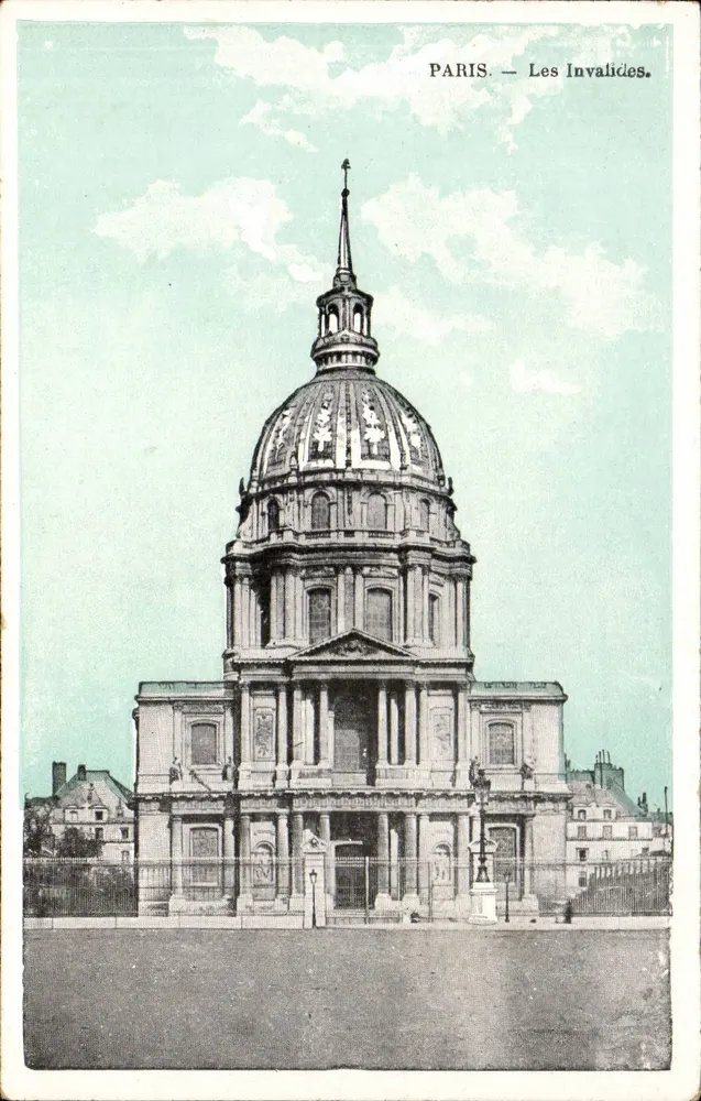 Paris — Les Invalides — editor não identificado, número de série não visível - Frente