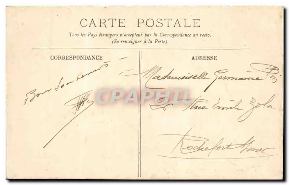 O Pont Neuf — Paris — editor LL. n° 182 - Verso