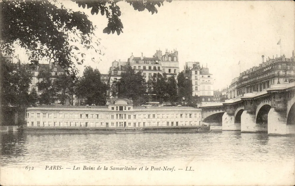 Paris — Die Samaritaine-Bäder und der Pont-Neuf — LL. — n° 632 - Vorderseite