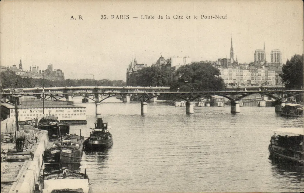 Paris — Île de la Cité und der Pont-Neuf — A. B. n°35 - Vorderseite