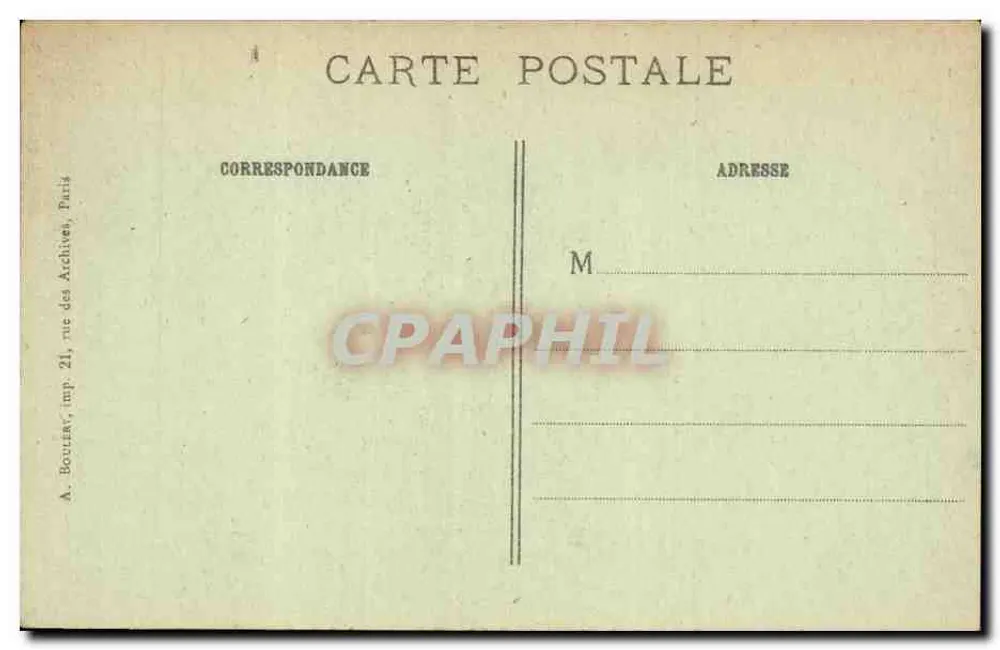 Paris — Île de la Cité und der Pont-Neuf — A. B. n°35 - Rückseite