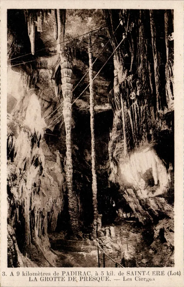 A Gruta de Présque — Padirac, Lot - Frente