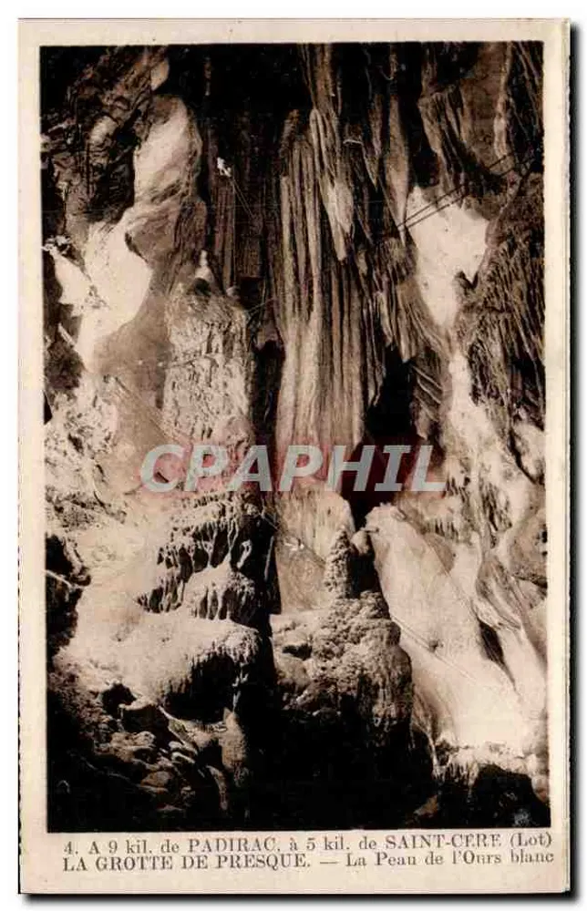 Die Höhle von Presque — Die Haut des Weißen Bären — unbekannter Verleger, n°4 - Vorderseite