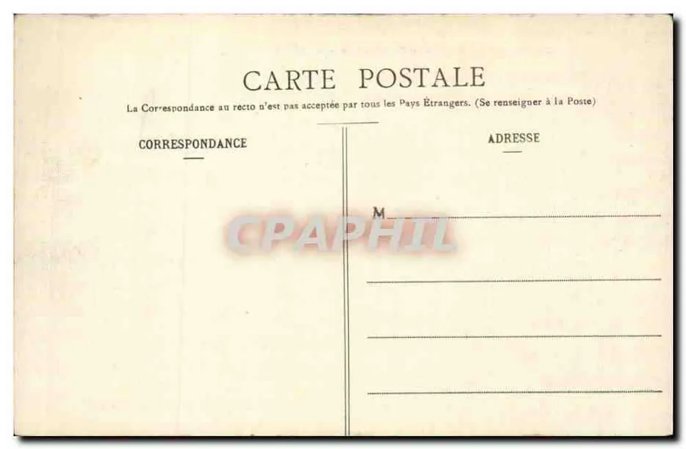 Paris - Parc Montsouris - Am Ufer des Sees — J. H. n° 745 - Rückseite