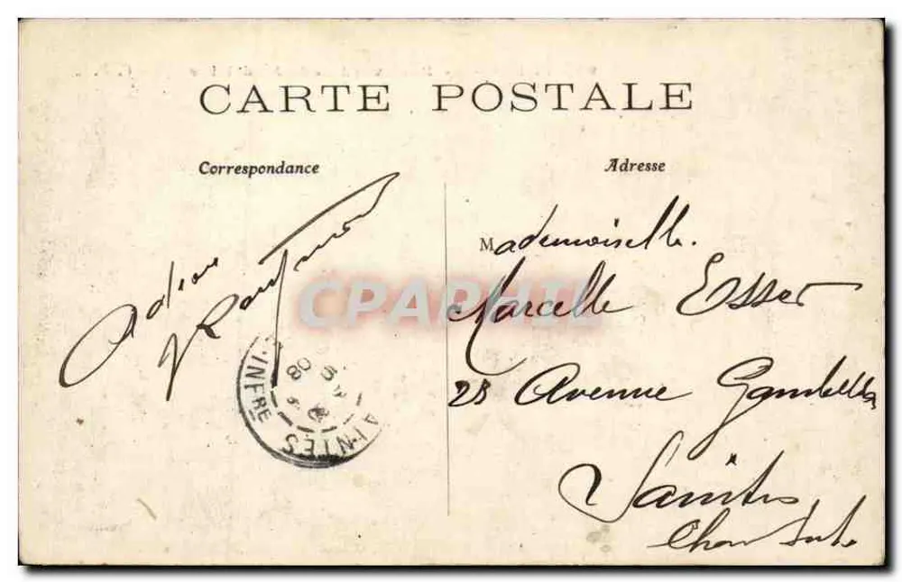Paris — O Boulevard de la Madeleine — C.M. n°95 - Verso
