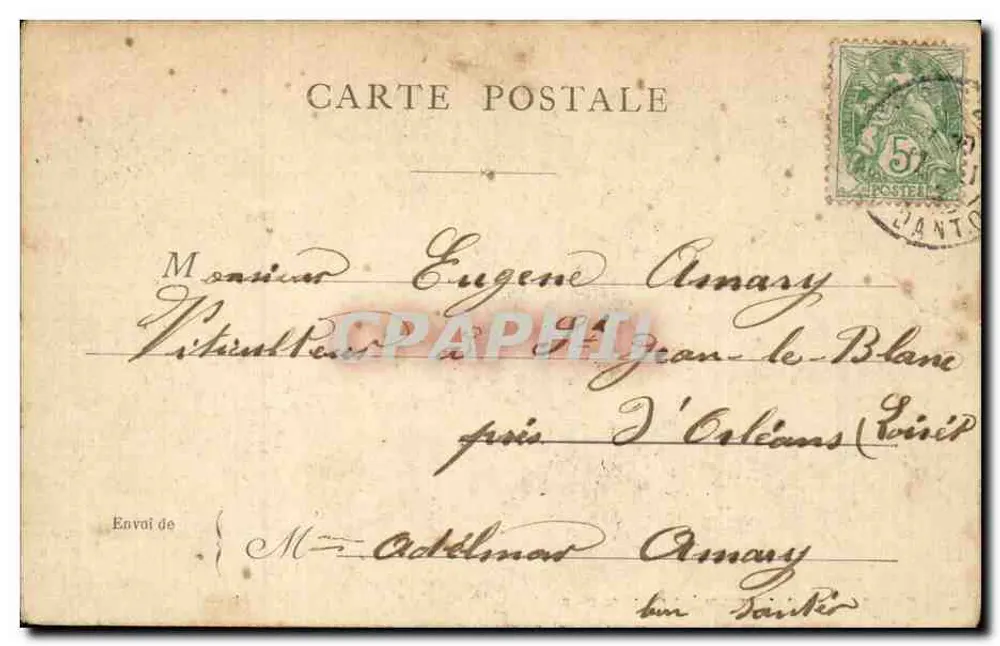 Paris — Die Gare d'Orléans, Quai d'Orsay — Verlag G. Guélat - Rückseite