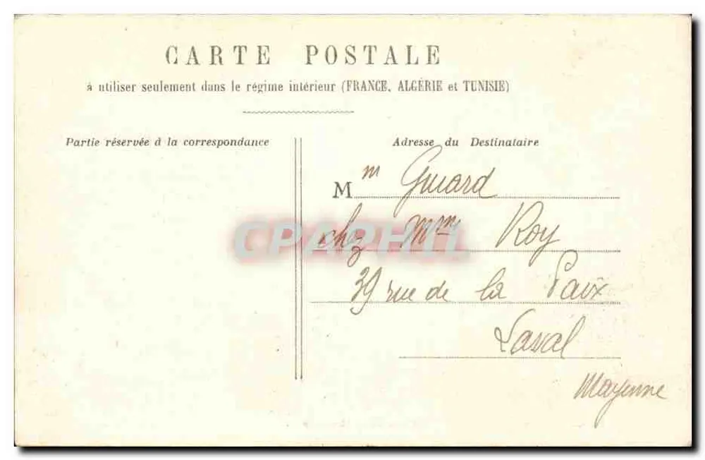 Estação Saint-Lazare — Paris — H. L., editor - Verso
