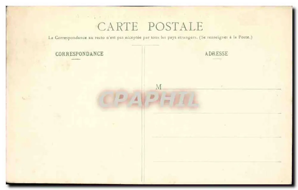 Paris - Bahnhof Saint-Lazare, Cour du Havre (VIIIe) - G. I. - Rückseite