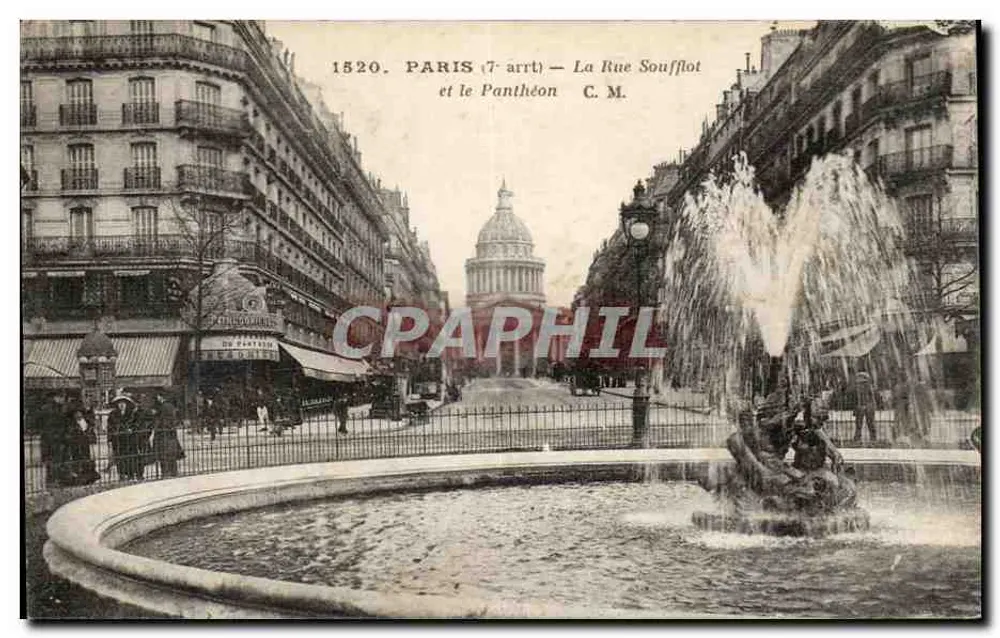 Paris (7e arrt) — La Rue Soufflot et le Panthéon — C. M. - Vorderseite