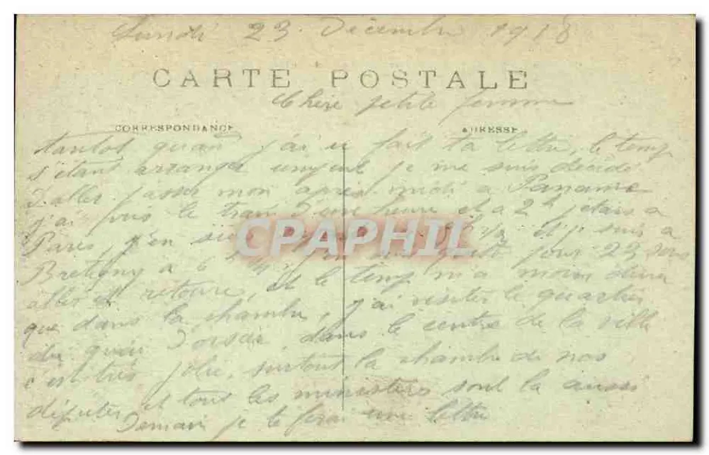Paris (7e arrt) — La Rue Soufflot et le Panthéon — C. M. - Rückseite