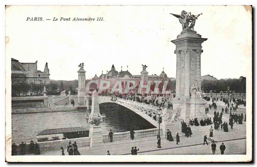 Paris — O Ponte Alexandre III — Graphil - Frente