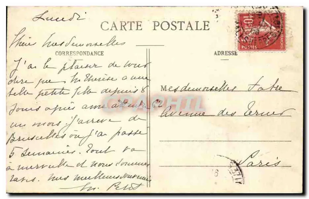 Parijs - De Faculteit van Geneeskunde — nr. 99 - Achterkant