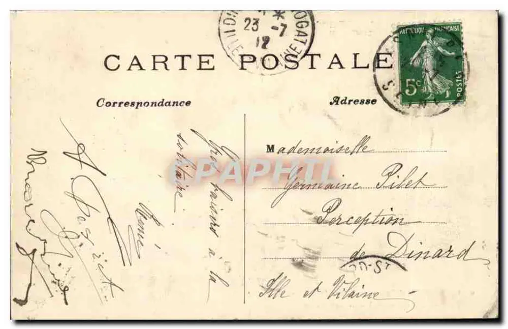 Paris (5. Arrondissement) — Kirche St-Étienne du Mont — Das Grab der hl. Geneviève — C. M. - Rückseite