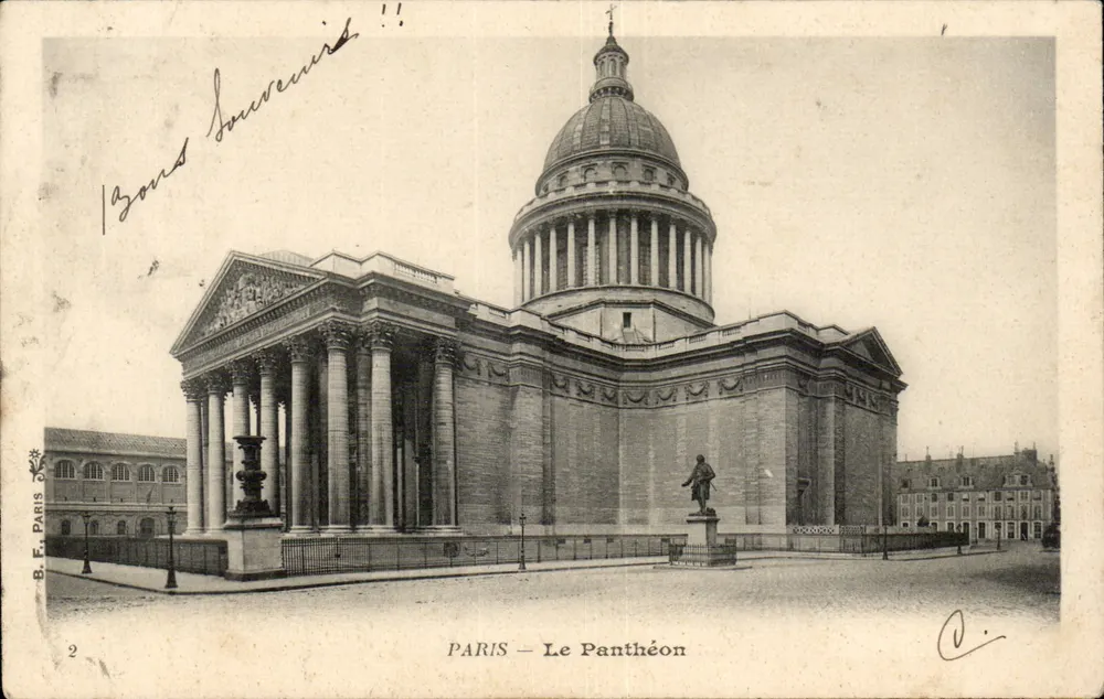 PARIS — O Panteão — B.F. PARIS, n°2 - Frente