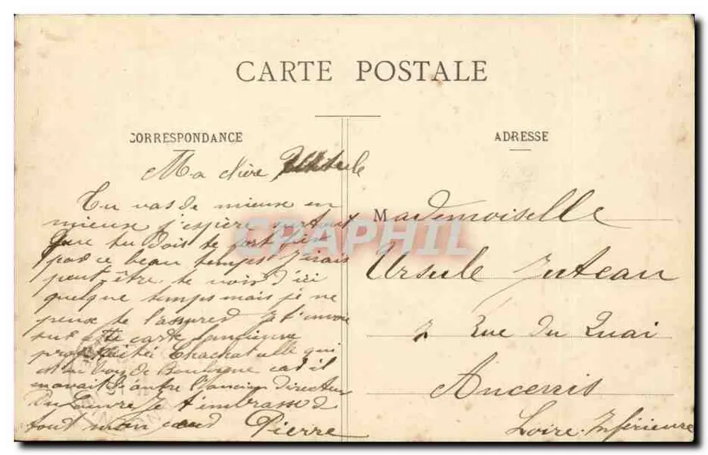 Paris - La Villa de Longchamp au Bois de Boulogne — anonymer Verleger, Nr. 344 - Rückseite