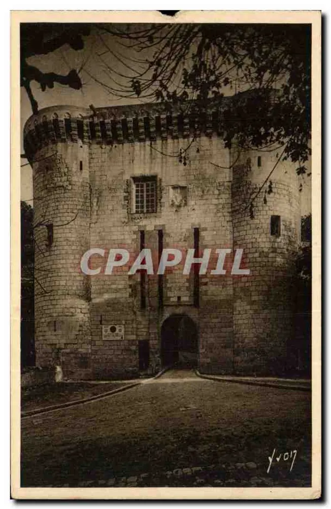 Schloss Loches (Indre-et-Loire) — Die Große Pforte der Umfriedung — Les Éditions d'Art 'Loire' n°169 - Vorderseite