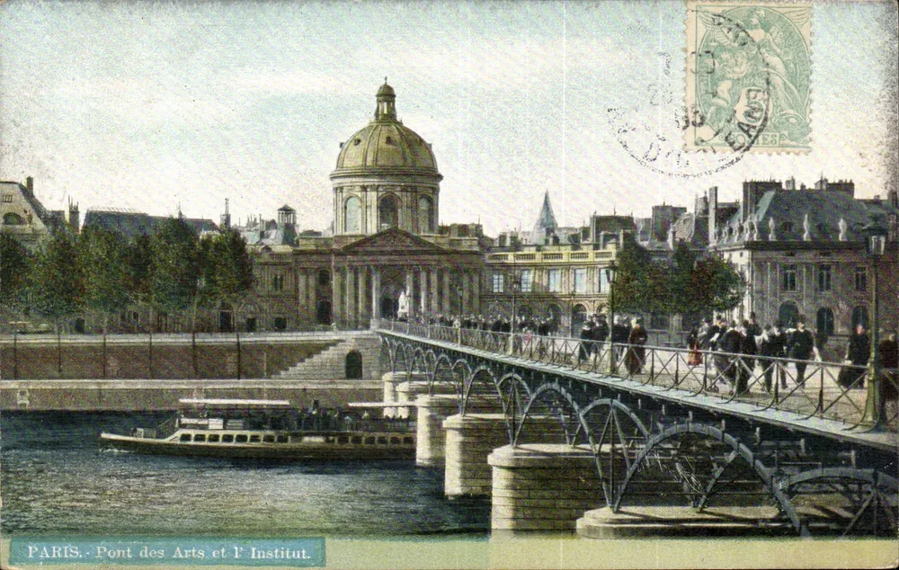 Parijs — Brug van de Kunsten en het Instituut — S. uitgever 1947 - Voorkant
