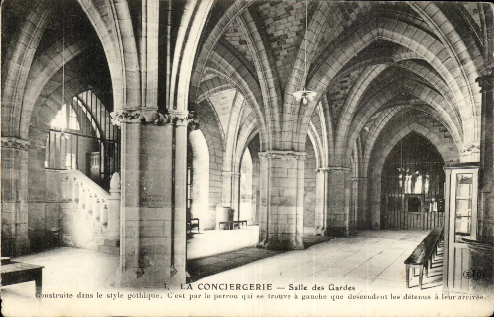 La Conciergerie — Salle des Gardes — Éditeur E. D. F. - Vorderseite