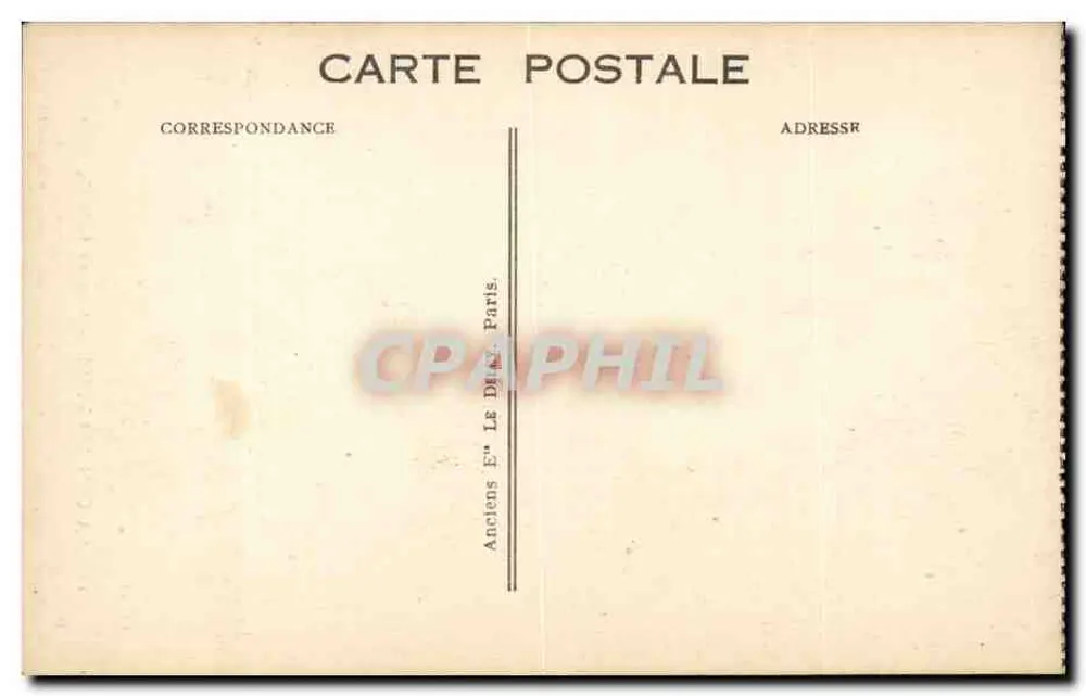 La Conciergerie — Guillotinenmesser — Anciens Én Le Délit, Paris - Rückseite