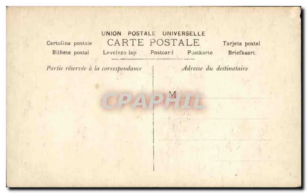 Museum Carnavalet — Henri Masers de Latude, Vestier — A. Moutet, Paris - Rückseite