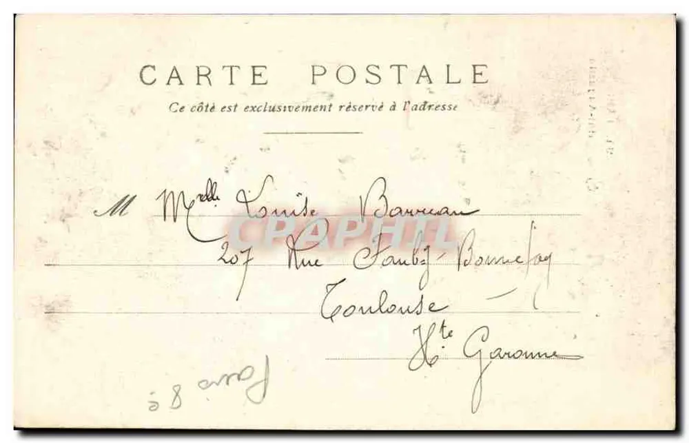 Igreja de São Agostinho — Paris — Editor desconhecido, n° 294 - Verso