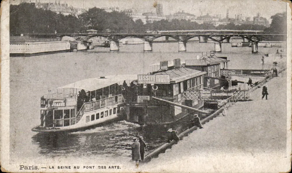 Paris — Die Seine am Pont des Arts — Verlag Lessine 1776 - Vorderseite