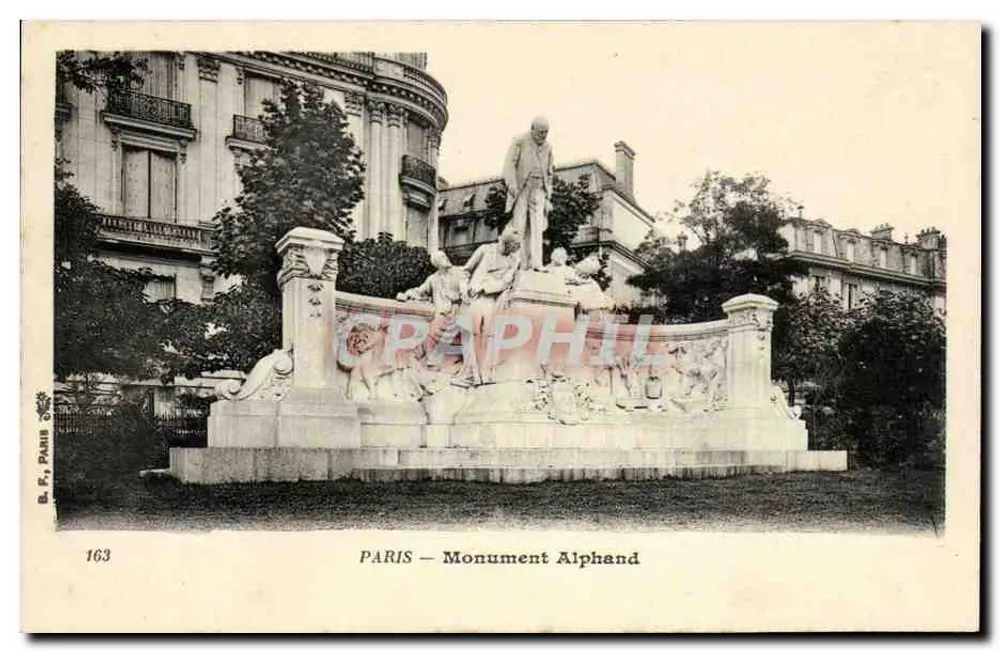 PARIS — Monument Alphand — B. F., Paris, n° 163 - Frente