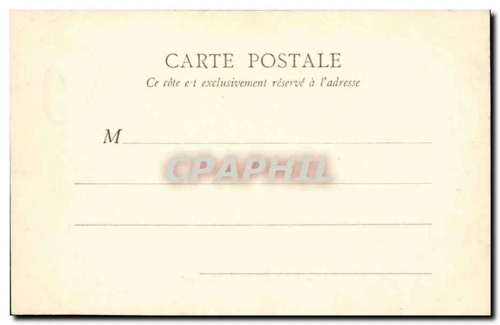 PARIS — Monument Alphand — B. F., Paris, n° 163 - Verso