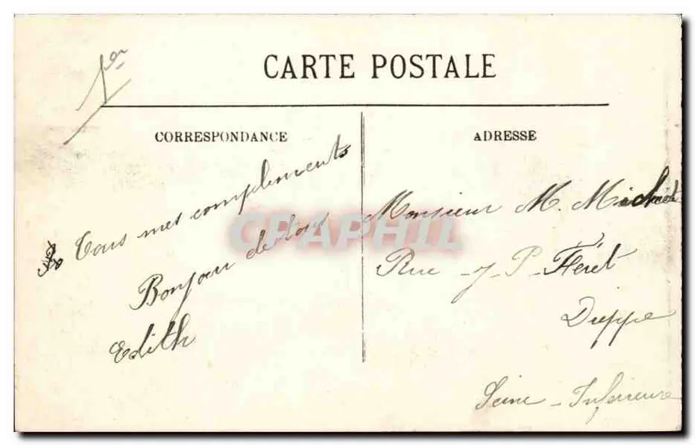 Paris — A Conciergerie — LL. — n° 571 - Verso