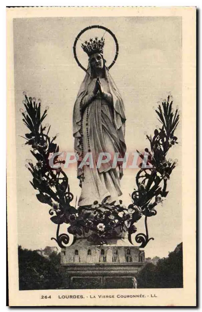 Lourdes - A Virgem Coroada — LL, n° 264 - Frente