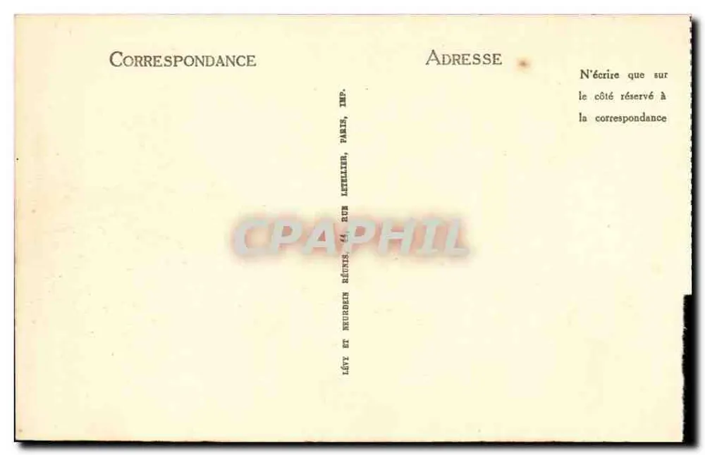Lourdes - A Esplanada e o Castelo - LL - Verso