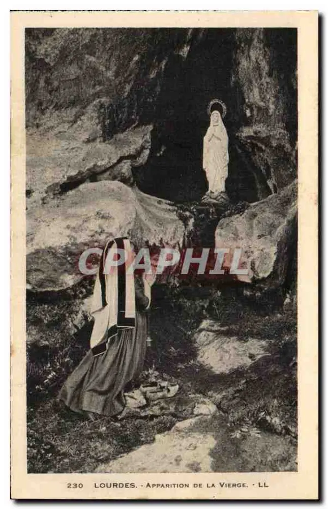 Lourdes — Objawienie Najświętszej Panny Maryi — LL, nr 230 - Awers