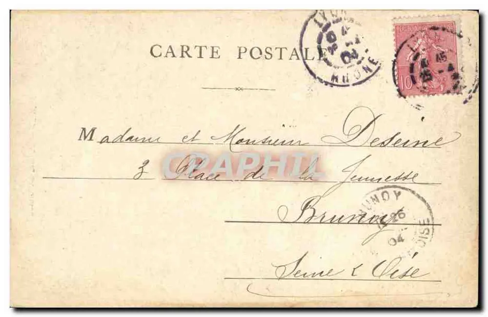 Paris — O Vale de Grace — editor anônimo - Verso