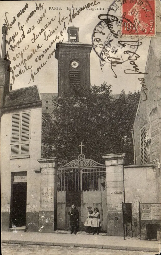 Paris - Igreja de Santa Marguerita — editor não identificado, número de série não visível - Frente