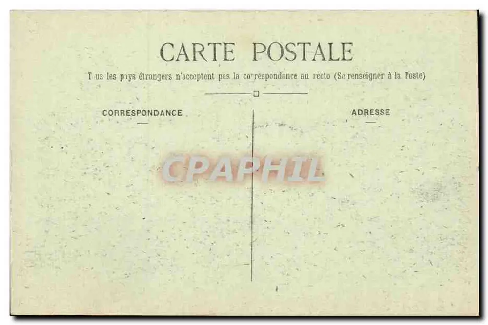 Paris — A Madeleine — M.D. — Editora M.D. n° 1772 - Verso