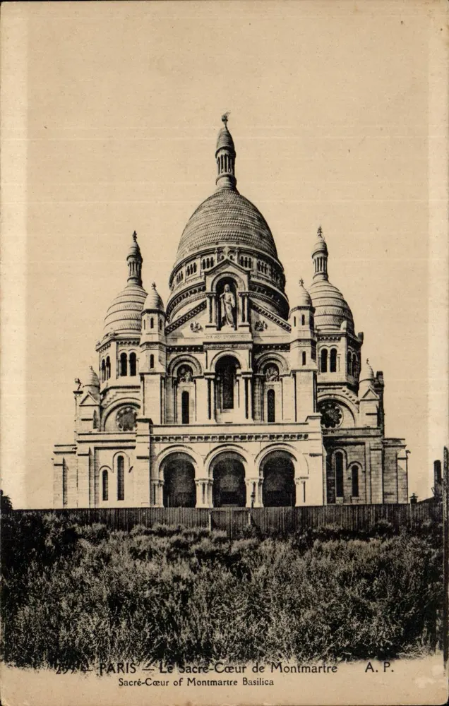 Paris — Das Heilige Herz von Montmartre — A.P. - Vorderseite