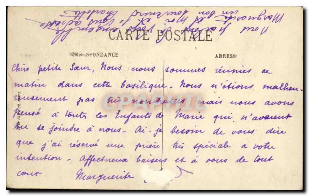 Paris - Der Sacré-Cœur — LL. n°25 - Rückseite